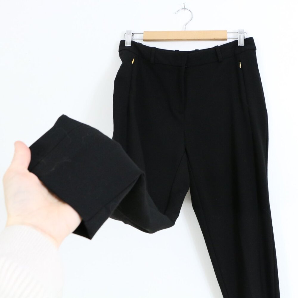 *Jones New York Grace Full Length Black Slim Slacks